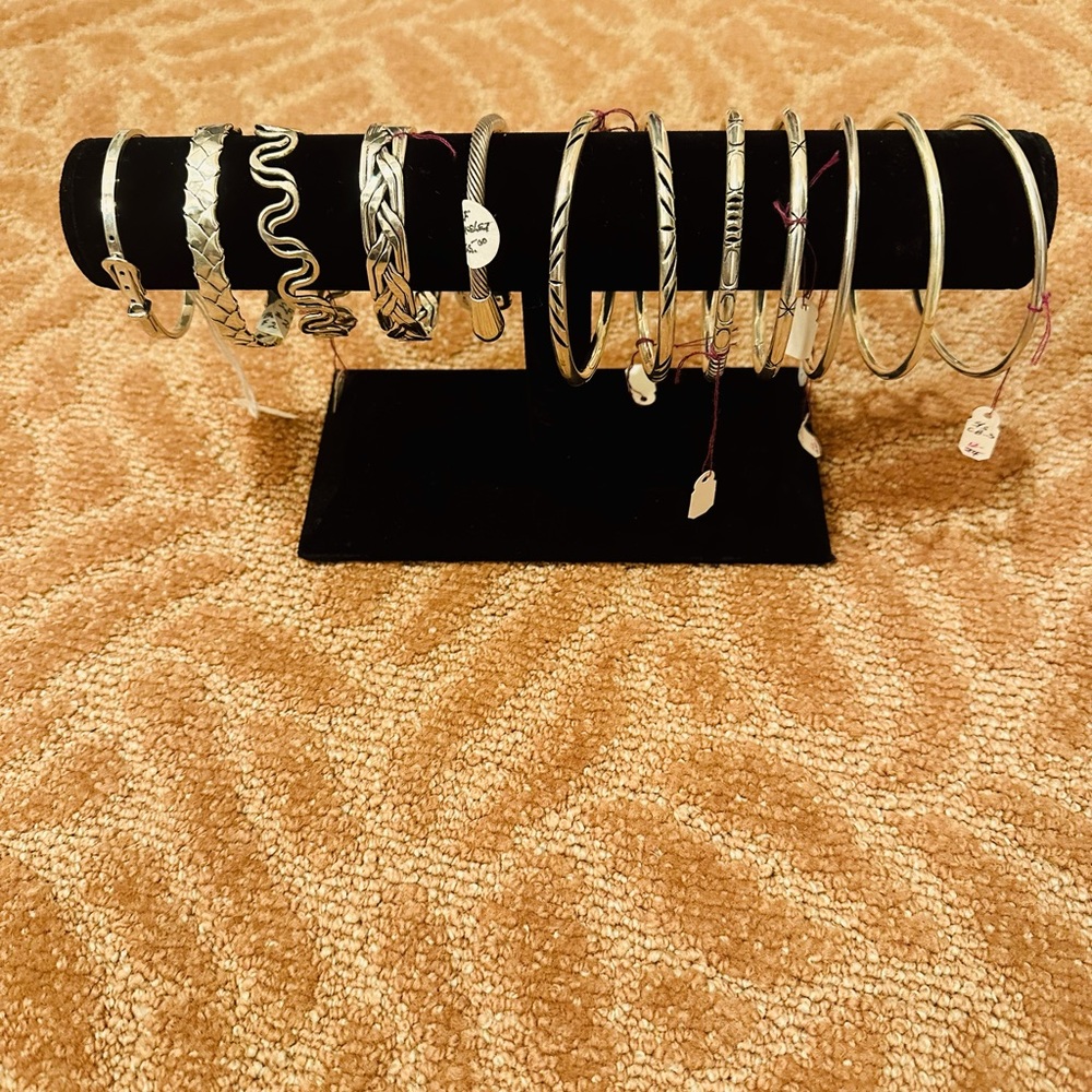 Sterling Silver Bangle Bracelets - image 1